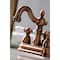Kingston Brass KB160PLAC Heritage 4" Centerset Bathroom Faucet, Antique Copper KB160PLAC - alternate 3